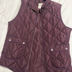 Thread & Supply Quilted Vest - Deep Purple